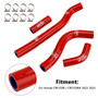 2022-2025 Honda CRF250R / CRF250RX Silicone Radiator coolant Hose kit Red Generic