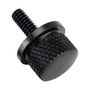 1996-2023 Touring Softail Dyna Sportster Model 1/4-20 Knurled Seat Bolt Screw Black Generic
