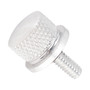 1996-2023 Touring Softail Dyna Sportster Model 1/4-20 Knurled Seat Bolt Screw Silver Generic