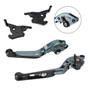 2023-2025 YAMAHA XMAX 300 Adjustable Folding Extendable Racing Brake & Clutch Levers Black Generic
