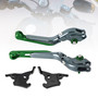 2023-2025 YAMAHA XMAX 300 Adjustable Folding Extendable Racing Brake & Clutch Levers Green Generic