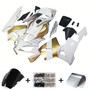 2003-2004 Honda CBR600RR Amotopart Fairings White & Gold Repsol Racing Customs Fairing