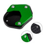 2010-2016 KAWASAKI KLX150 Extension Kickstand Side Enlarger Pad Cnc Green Generic