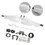 2024-2025 SCRAMBLER 400 X Motorcycle Protector Hand Guards White Generic