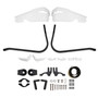 2024-2025 SCRAMBLER 400 X Motorcycle Protector Hand Guards White Generic
