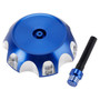 1996-2017 Yamaha YZ400F YZ250/ 125 Aluminum Gas Fuel Tank Cap with Vent Hose 51049-S004 Blue Generic