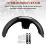 1998-2013 Touring Road Glide/ King 19"Wrap Front Fender Black Generic