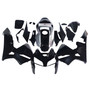 2005-2006 Honda CBR600RR Amotopart Fairings Black & Silver SevenStars Racing Customs Fairing