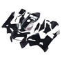 2005-2006 Honda CBR600RR Amotopart Fairings Black & Silver SevenStars Racing Customs Fairing