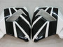 2005-2006 Honda CBR600RR Amotopart Fairings White & Black CBR Racing Customs Fairing