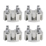 Yamaha Club Car Ezgo 2 Inch Golf Cart Wheel Spacers Kit With Lug Nuts Silver Generic
