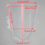 2019-2025 YAMAHA YZF-R3 YZF-R25 Windshield WindScreen Clear Generic