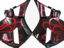 2005-2006 Honda CBR600RR Amotopart Fairings Black & Red Flame CBR Racing Customs Fairing