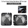 2007-2015 Wrangler JK 2x Front Fender Parking Side Marker LED Turn Light Generic