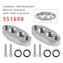 2 Pack Oil Cooler Adapter -6AN ORB Oring In/Out Port Plate LS1 LSX LS3 LS LS2 LS3 551600