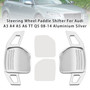 2008-2014 Audi A3 A4 A5 A6 TT Q5 Steering Wheel Paddle Shifter Aluminium Silver Generic