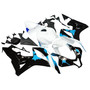 2007-2008 Honda CBR600RR Amotopart Fairings Black White Blue Coin RR Racing Customs Fairing
