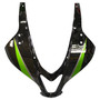2007-2008 Honda CBR600RR Amotopart Fairings Metallic Black & Green Honda Racing Customs Fairing