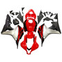 2007-2008 Honda CBR600RR Amotopart Fairings Red Black Silver Honda Racing Customs Fairing