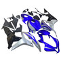 2007-2008 Honda CBR600RR Amotopart Fairings Blue Silver Black CBR Racing Customs Fairing