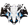 2009-2012 Honda CBR600RR Amotopart Fairings White Black Blue Coin RR Racing Customs Fairing