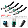 1983-1991 VW Transporter T3 1.9L 2.1L H4 4Pcs Fuel Injector 0280150206 Generic