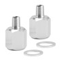 2x 1/8NPT Male to M16-1.5 Female Oil Pressure Sensor Adapter Fitting Thread Connector