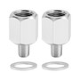 2x 1/8NPT Male to M16-1.5 Female Oil Pressure Sensor Adapter Fitting Thread Connector