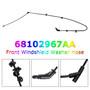 2014-2018 Jeep Cherokee Front Windshield Washer Hose Pipe 68102967AA Generic