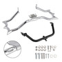 2009-2023 Touring Road King Street Glide Electra Glide Engine Guard Crash Bar&Fairing Bracket Kit Chrome Generic
