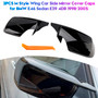 2001-2005 BMW 3 Series E46 Hatchback 2PCS M Style Wing Car Side Mirror Cover Caps Black Generic