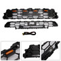 Front Bumper Grille Grill Fit Toyota 4Runner TRD PRO 2024+ W/Light Bar Black