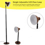 Adjustable LED Floor & Table Lamp 3 Colors Dimmable for Living Room/Office - Black