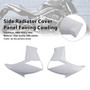 2009-2011 KAWASAKI ER-6N Side Radiator Cover Panel Fairing Cowling White Generic