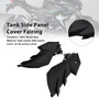 2013-2018 Kawasaki Z250 Z300 Tank Side Panel Cover Fairing Black Generic