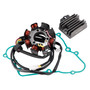 1988-1995 Kawasaki KLF220 Bayou 220 2WD Generator Stator Regulator Rectifier Gasket Set Generic