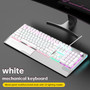 K1000 Mechanical Keyboard Wired 104-key Black Switches Gaming E-Sports Customized