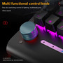 K1000 Mechanical Keyboard Wired 104-key Black Switches Gaming E-Sports Customized