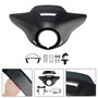 2021-2024 HONDA CM300 CM500 Windshield Headlight Fairing Matte Black+Black Generic