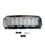 ABS Front Honeycomb Bumper Grill Grille Fit Ford F150 2021-2023 Raptor W/ LED