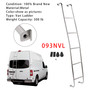 2011-2021 Nissan NV2500/3500 HD High Roof Vans Stainless Steel 5-Step Van Ladder 093NVL Generic