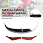 1996-2013 Harley Touring Electra Glide Bat Brow Batwing Fairing Accent Trim Chrome Generic