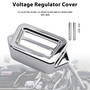 1997-2008 Harley Road King Voltage Regulator Cover Chrome Generic