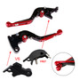 2024-2025 YAMAHA XSR900GP Adjustable Folding Extendable Racing Brake & Clutch Levers Red Generic