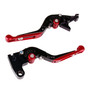 2024-2025 YAMAHA MT-09 MT-09SP Adjustable Folding Extendable Racing Brake & Clutch Levers Red Generic