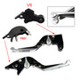 2024-2025 YAMAHA XSR900GP Adjustable Folding Extendable Racing Brake & Clutch Levers Silver Generic