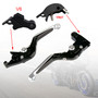 2024-2025 YAMAHA MT-09 MT-09SP Adjustable Folding Extendable Racing Brake & Clutch Levers Silver Generic