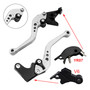 2024-2025 YAMAHA XSR900 XSR900GP MT-09 MT-09SP Short Clutch Brake Lever Silver Generic