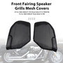 2023-2025 CVO Road Glide Front Fairing Speaker Grills Mesh Covers Black Generic