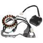 2004-2011 Yamaha XVS650 V-Star Generator Stator Regulator And Gasket Kit Generic